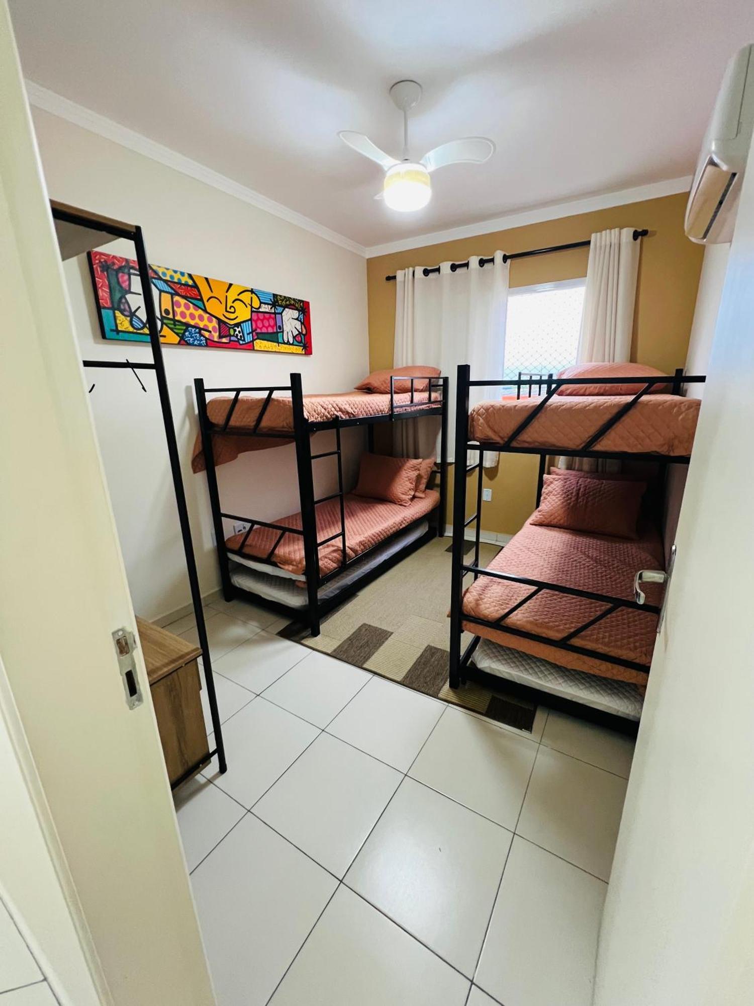 Aconchegante Apto 2 Dorm Guilhermina Praia Grande  Bagian luar foto